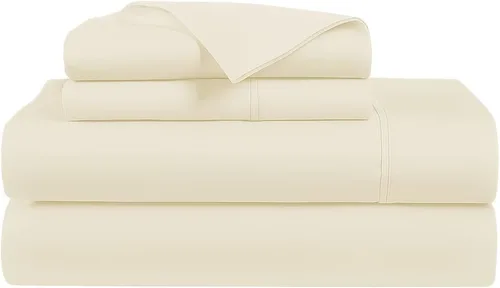 Vista 41 de AMAY Sábanas de 500 hilos 100% algodón egipcio tamaño individual, sábanas para cama de tamaño individual, algodón de fibra extra larga, calidad