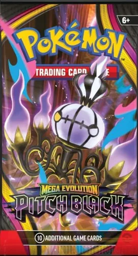 Vista 6 de Pokemon TCG Mega Evolution Pitch - Paquete de refuerzo de manga negra