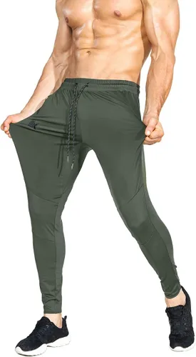 Vista 2 de BROKIG Mens Lightweight Gym Jogger Pants,Men's Workout Sweatpants with Zip Pocket