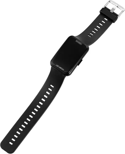 Vista 7 de TOOCAT Digital Sport Watch, Fashion LED Large Digital Display Watch Outdoor 50M Waterproof Rubber Bands Wristwatch for Men Women Teens Students