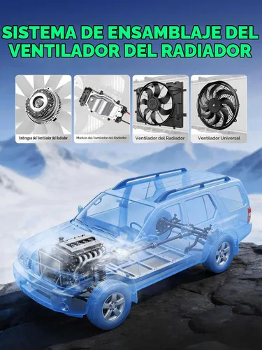 Vista 7 de Cuchilla de ventilador de refrigeración para Infiniti Q45 QX4 FX45 Nissan Pathfinder