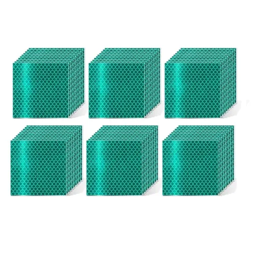 Vista 11 de Pegatinas reflectantes 1 pulgada de diámetro Redondas Reflectoras, Cinta adhesiva impermeable al aire libre de alta visibilidad (80 piezas)