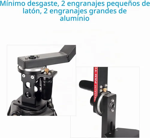 Vista 4 de PROAIM Sr 2-Axis 360° Pan-Tilt Head w/12V Joystick para Jibs, 7.5kg/16.5lb