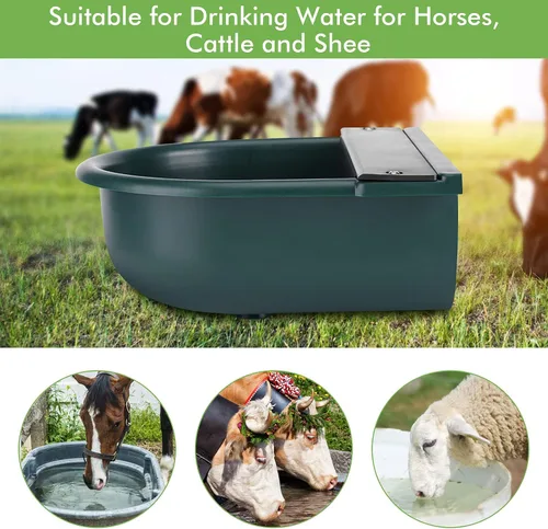Vista 7 de GOTOTOP Dispensador automático de agua para mascotas, 4L de gran capacidad para gatos, cabras, caballos