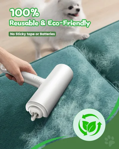 Vista 4 de Removedor de pelo de mascotas, herramienta de eliminación reutilizable para gatos y perros Upgraded Portable Lint Removal for Cat and Dog Hair on