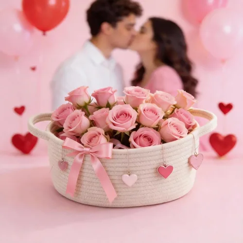 Vista 9 de Happyiren Linda Cesta Tejida para Regalo – Cesta de Regalo Vacía Beige para Guardería, Regalos de Fiesta de Bebé, Cumpleaños, Boda, Cestas Boo
