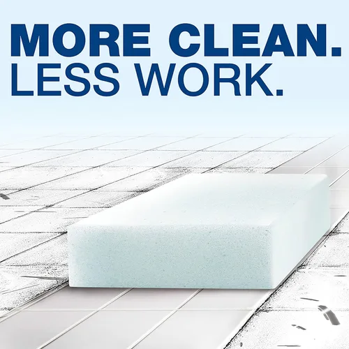 Vista 4 de Mr. Clean Magic Eraser Extra Duradero, 4.6 X 2.4, 0.7" de grosor, blanco, 30/cartón