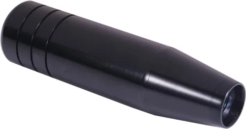 Vista 6 de Perilla de Cambio, cabezal de pomos de auto Gear Shifter, Accesorios de aleación de aluminio de operación automática., Negro