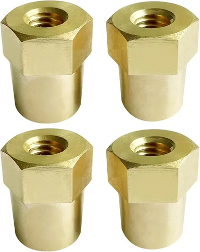 Vista 7 de Ampper 3/8"-16 rosca hembra de terminal de batería de latón adaptador de poste de terminal de batería postes de carga para extensión de perno