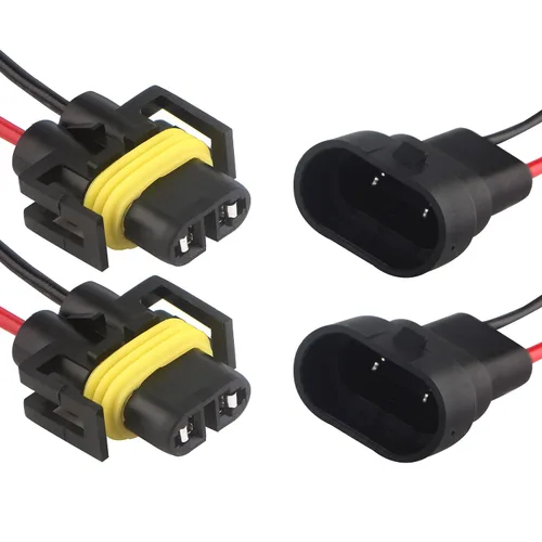 Vista 8 de H4 9003 HB2 - Arnés de cableado de cable hembra y macho para 4 x 6 pulgadas, 7 x 6 pulgadas, 5 x 7 pulgadas, haz sellado, faros delanteros