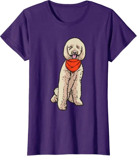Vista 9 de Goldendoodle perro playera, niños 12, Púrpura