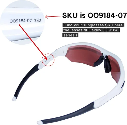 Vista 5 de Walleva - Lentes de repuesto para Oakley Radar Edge