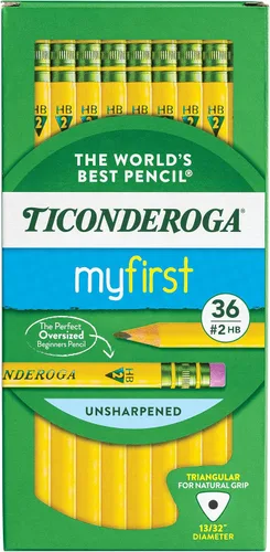 Vista 8 de Ticonderoga Mis Primeros Lápices Tri-Write con Estuche de Madera (36 unidades) Lápices con Estuche de Madera (96 unidades)