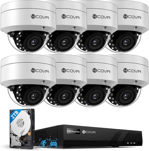 Vista 15 de Sistema de cámara de seguridad PoE 4COVR con disco duro de 2 TB, LY54AX5M0804