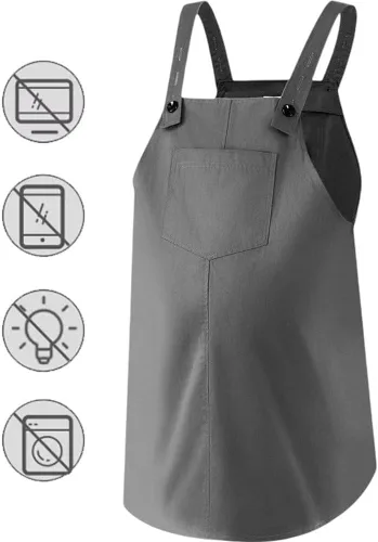 Vista 2 de Anti-radiación delantal embarazada protección contra la radiación Emf vestidos de maternidad Lay Out desgaste delantales para mujeres embarazadas