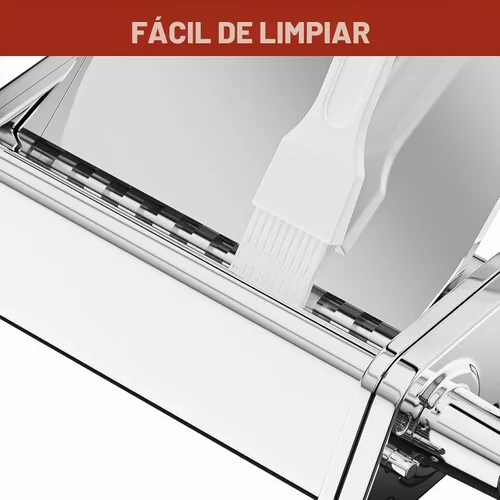 Vista 8 de Accesorio para hacer pasta para batidora de pie KitchenAid, accesorio para máquina de pasta KitchenAid con placa metálica desmontable, incluye