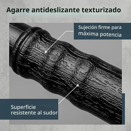 Vista 5 de Bastón de senderismo para montaña, negro, para hombres y mujeres, 89 cm
