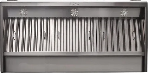 Vista 4 de NXR RH4801 48" Campana extractora profesional debajo del gabinete, acero inoxidable