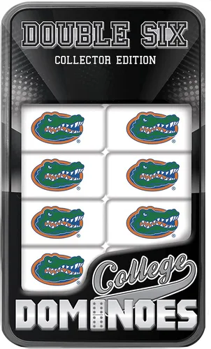 Vista 7 de MasterPieces Game Day - NCAA Alabama Crimson Tide - Juego de Dominó Doble Seis de 28 Piezas con Logo del Equipo