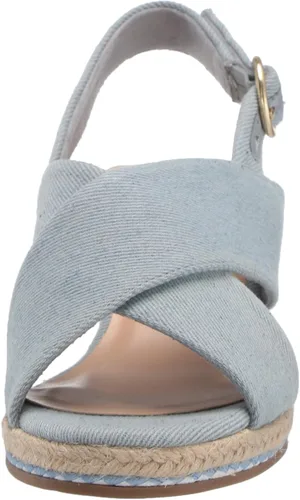 Vista 2 de Bella Vita Sandalias de cuña alpargata para mujer