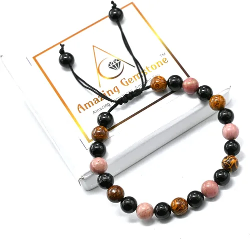 Vista 6 de Pulsera del zodiaco de cristales curativos