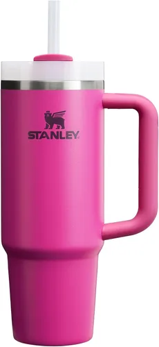 Vista 86 de STANLEY Quencher H2.0 Vaso Térmico con Asa y Pajita 64 oz Tapa Flowstate de 3 Posiciones Gran Capacidad para Viajes y Deportes Vaso de Acero