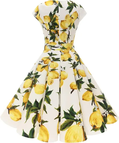 Vista 49 de Dressystar - Vestidos clásicos de fiesta con mangas casquillo, estilo Rockabilly y retro de la década de 1950