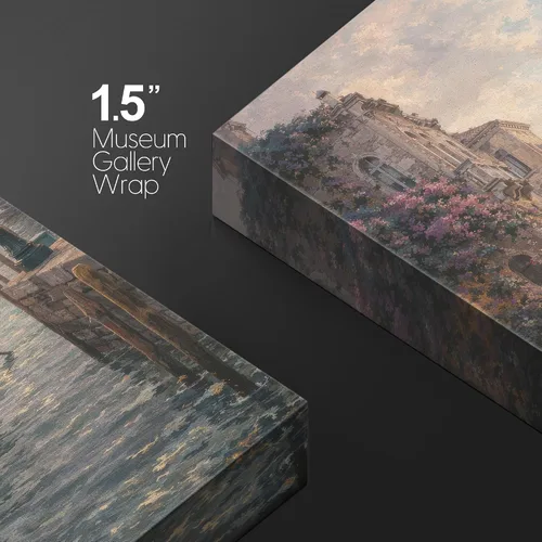 Vista 89 de wall26 Prado con álamos por Claude Monet - Arte moderno impresionista, arte en lienzo para el hogar, 12 x 18 pulgadas