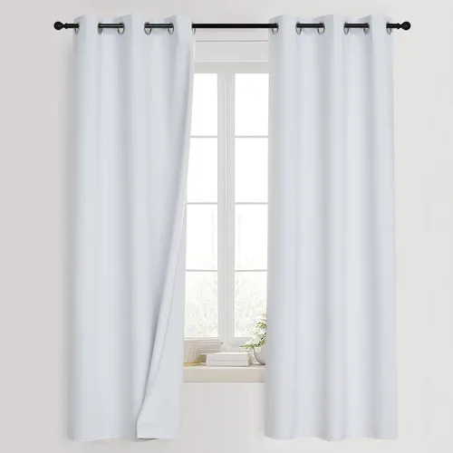 Vista 72 de PONY DANCE Cortinas para Autocaravana de 24 pulgadas de Largo, Cortinas Cortas para Baño y Cocina, Mini Cortinas de Privacidad para Camper