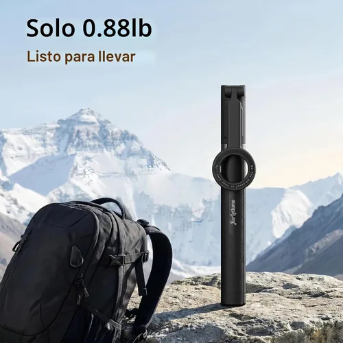 Vista 6 de Trípode magnético para selfie, soporte magnético extensible de aluminio de 67 pulgadas para MagSafe, giratorio de 360° y inclinación de 330°