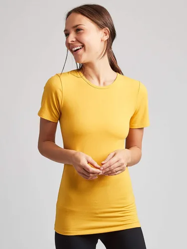 Vista 2 de Kalon Paquete de 4 camisetas con cuello redondo para mujer