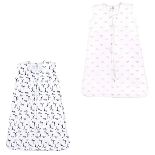 Vista 27 de Luvable Friends - Saco de dormir para bebé sin mangas, diseño unisex, Saco de dormir de algodón sin mangas, saco de dormir, manta, 0-6 meses