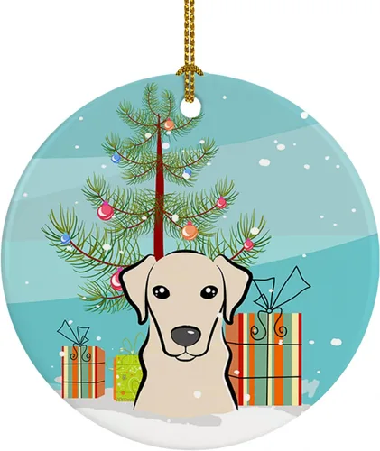 Vista 20 de Caroline's Treasures Adorno de cerámica para árbol de Navidad y Alaskan Malamute para colgar en el árbol de Navidad, para el hogar, Navidad