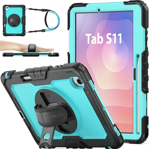 Vista 30 de SEYMAC stock Funda para Samsung Galaxy Tab S10 Lite / S10 FE / S9 FE 5G / S9 Funda para Tableta 10.9''/ 11'' Protectora con Protector de Pantalla