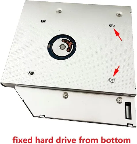 Vista 4 de 2ª SATA HDD SSD Disco Duro DVD CD ROM Óptico SuperDrive Caddy Marco para Unibody MacBook / MacBook Pro 13 15 17 Early Mid Finales de 2008 2009 2010