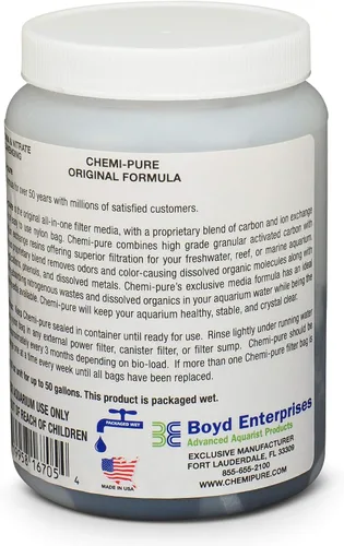Vista 4 de Boyd Enterprises ABE16705 Chemipure - Medios filtrantes para acuario, 10 onzas