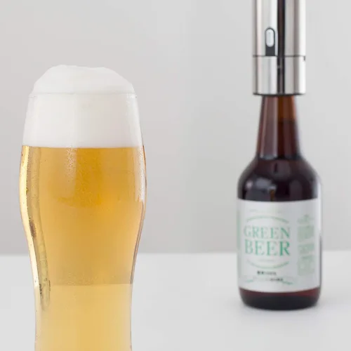 Vista 2 de GREEN HOUSE Máquina de espuma de cerveza embotellada: impresionante regalo compacto para los amantes de la cerveza. Cerveza embotellada básica