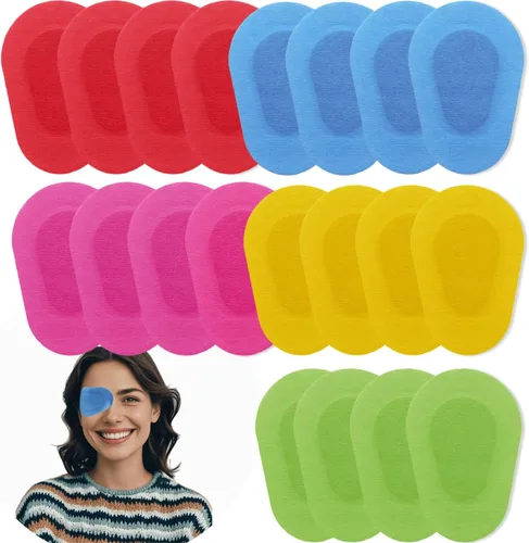 Vista 21 de Paquete de 20 parches adhesivos para los ojos para niños - Parche médico transpirable para los ojos para tratamiento de ambliopía (ojo perezoso)