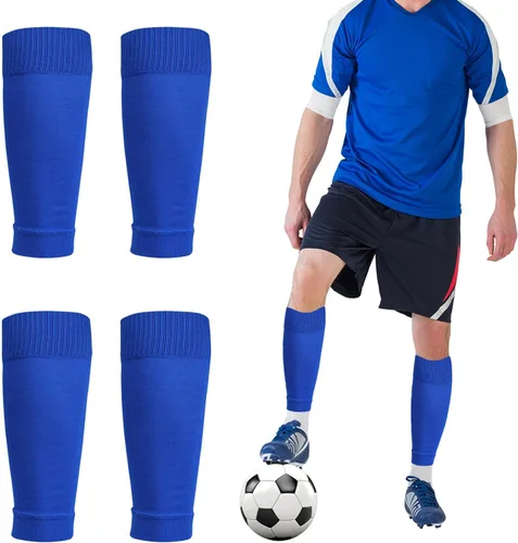 Vista 12 de Paquete de 2 calcetines de compresión para pantorrillas, para fútbol, fútbol, sobre la pantorrilla, béisbol, baloncesto, rugby