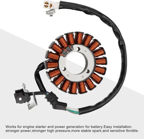 Vista 4 de GOOFIT Magneto Stator 18 Bobina de repuesto para YZF R25 YZF250 A R25 2020 YZF R3 YZF320 A R3 MTN250 A MT25 MT 25 2020 2021 MTN320 A MT03 MT 03 2T