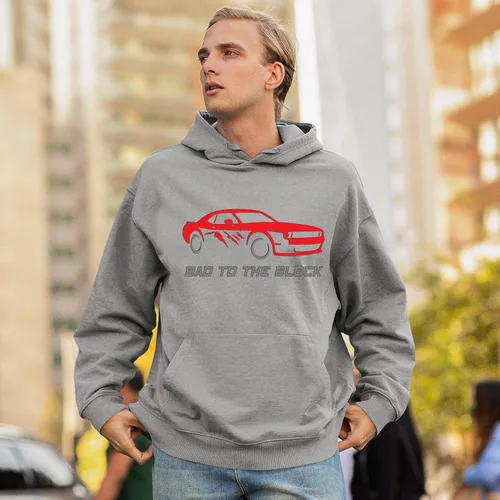 Vista 28 de Bad To The Block - Sudaderas con capucha y cuello redondo para hombre