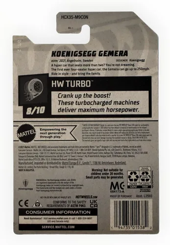 Vista 2 de Hot Wheels Koenigsegg Gemera