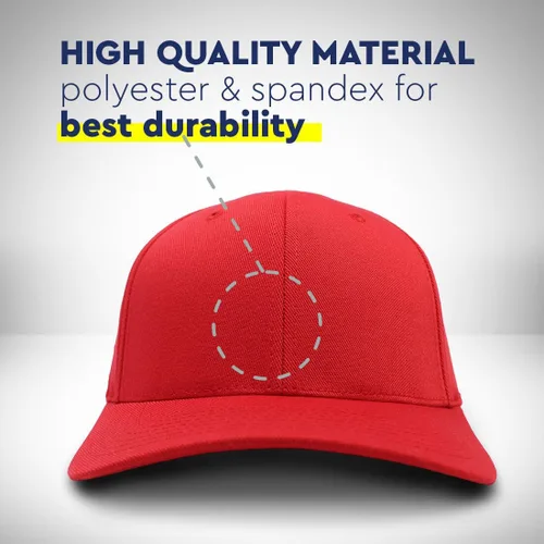 Vista 4 de Flexfit - Gorra para hombre y mujer, bordada, estilo bloque policial, gorras de béisbol Flexfit