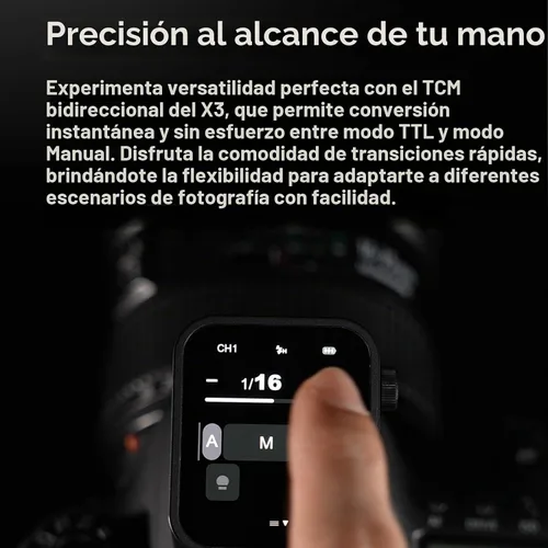Vista 4 de Godox X3S X3 S TTL - Disparador inalámbrico para Sony, transmisor de flash