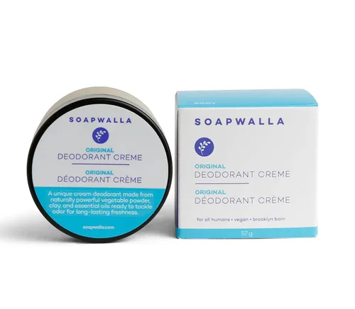 Vista 3 de Crema desodorante orgánica y vegana Soapwalla (2 onzas)