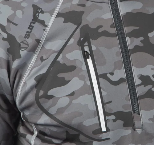 Vista 2 de Sunice Allendale - Sudadera con media cremallera y protección térmica para hombre