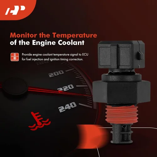 Vista 2 de A-Premium Sensor de temperatura de carga de aire compatible con Hyundai y Kia Para Hyundai Sonata Accent Tucson Santa Fe Tiburon Kia Optima
