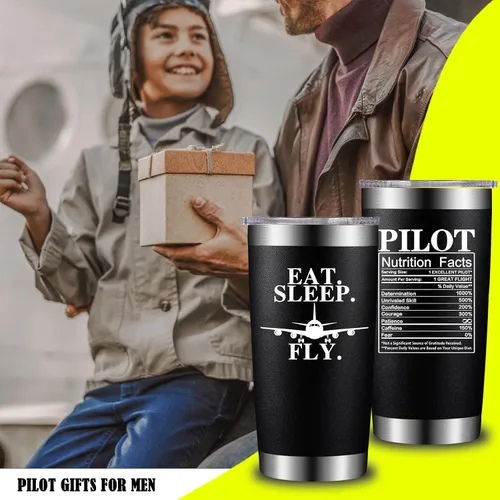Vista 4 de Regalos de piloto para hombres, regalos de aviación para pilotos, regalos de avión para aviadores, día de San Valentín, Navidad, regalos