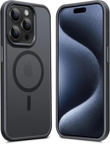 Vista 11 de Anqrp Funda magnética a prueba de golpes para iPhone 12 Pro Max, [compatible con MagSafe] [probada contra caídas de grado militar] Funda delgada