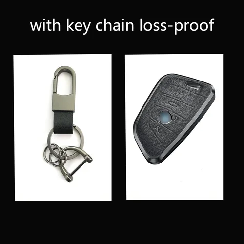 Vista 2 de Lanyun Funda para llavero compatible con accesorios BMW